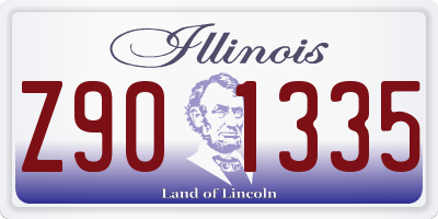 IL license plate Z901335