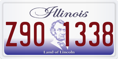 IL license plate Z901338