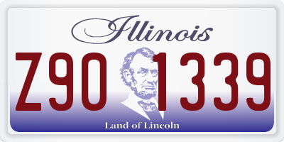 IL license plate Z901339