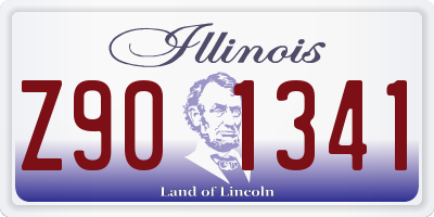 IL license plate Z901341