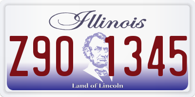 IL license plate Z901345