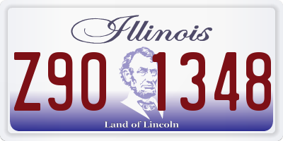 IL license plate Z901348