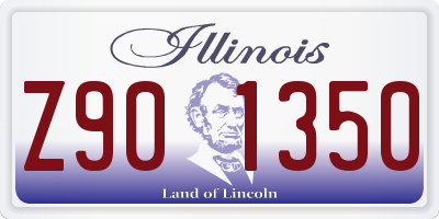 IL license plate Z901350