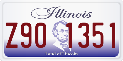 IL license plate Z901351