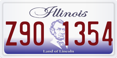 IL license plate Z901354