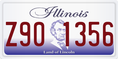 IL license plate Z901356