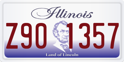 IL license plate Z901357