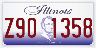 IL license plate Z901358