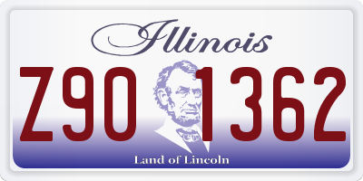 IL license plate Z901362