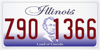 IL license plate Z901366