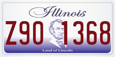 IL license plate Z901368