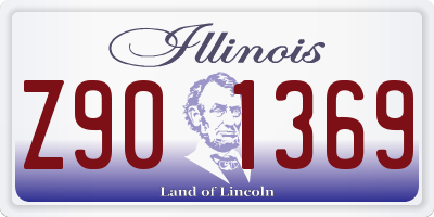 IL license plate Z901369