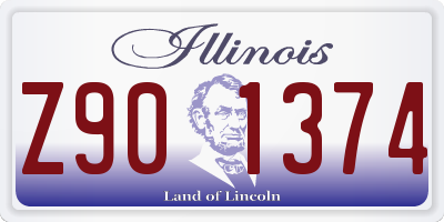 IL license plate Z901374