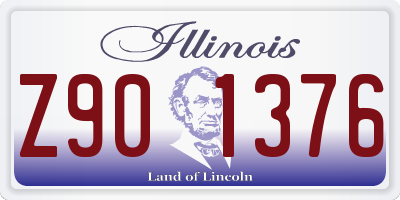 IL license plate Z901376