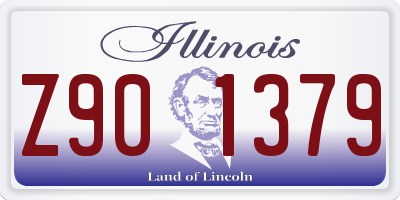 IL license plate Z901379