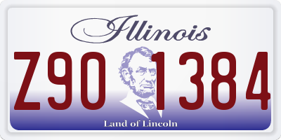 IL license plate Z901384
