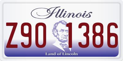 IL license plate Z901386