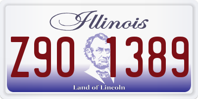 IL license plate Z901389