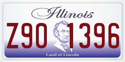 IL license plate Z901396