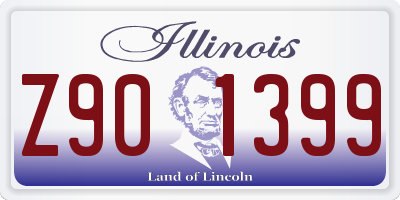 IL license plate Z901399