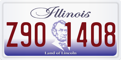 IL license plate Z901408