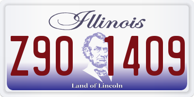 IL license plate Z901409