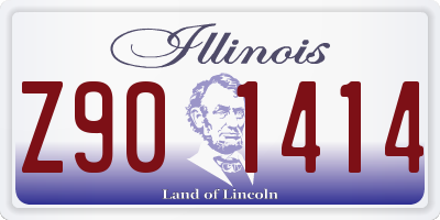 IL license plate Z901414