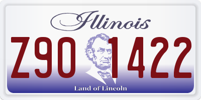 IL license plate Z901422