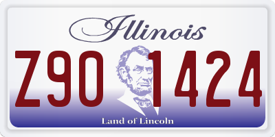 IL license plate Z901424