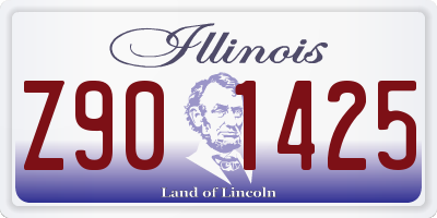 IL license plate Z901425