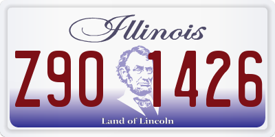 IL license plate Z901426