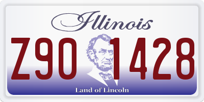 IL license plate Z901428