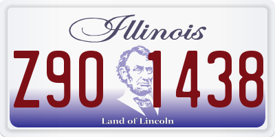 IL license plate Z901438