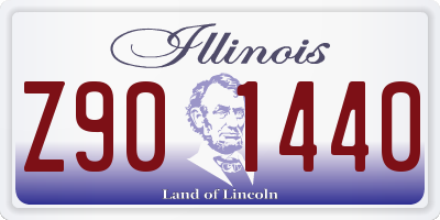 IL license plate Z901440