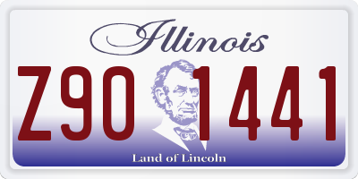 IL license plate Z901441