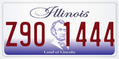 IL license plate Z901444