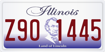 IL license plate Z901445