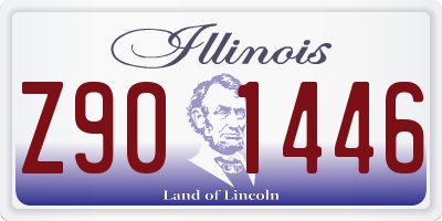 IL license plate Z901446