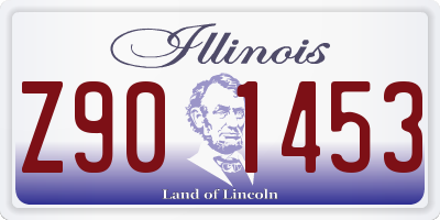 IL license plate Z901453