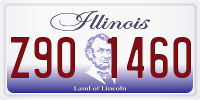 IL license plate Z901460
