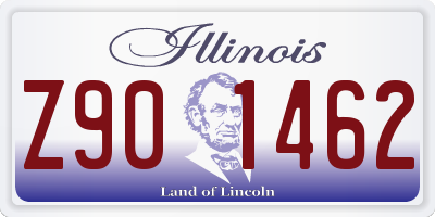 IL license plate Z901462