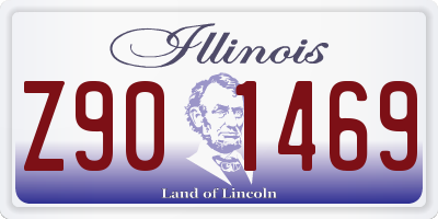 IL license plate Z901469