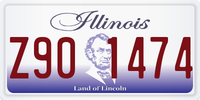 IL license plate Z901474