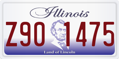 IL license plate Z901475