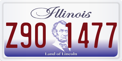 IL license plate Z901477