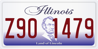 IL license plate Z901479