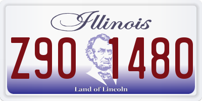 IL license plate Z901480