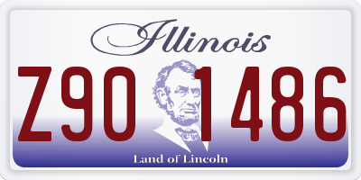 IL license plate Z901486