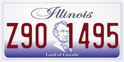 IL license plate Z901495