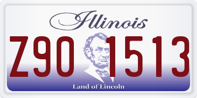IL license plate Z901513